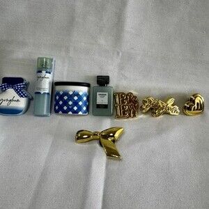 Bath & Body Works x CROCS Jibbitz™ Charm/All 8 Charms/4 Gingham 4 Gold/B&BW Set